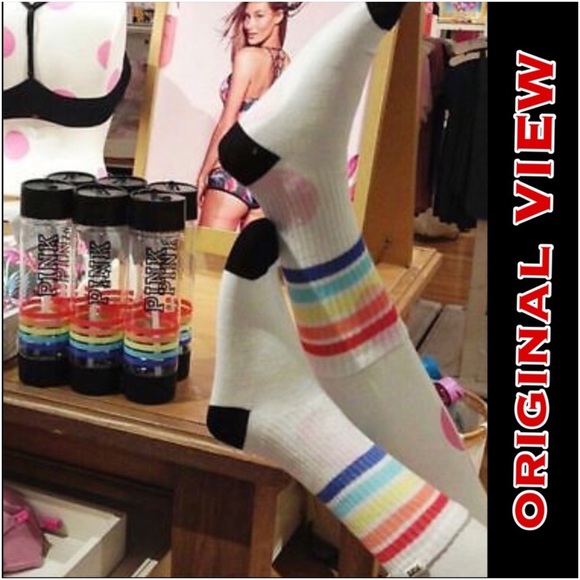 PINK VS Rainbow Water Bottle - Picture 2 of 3